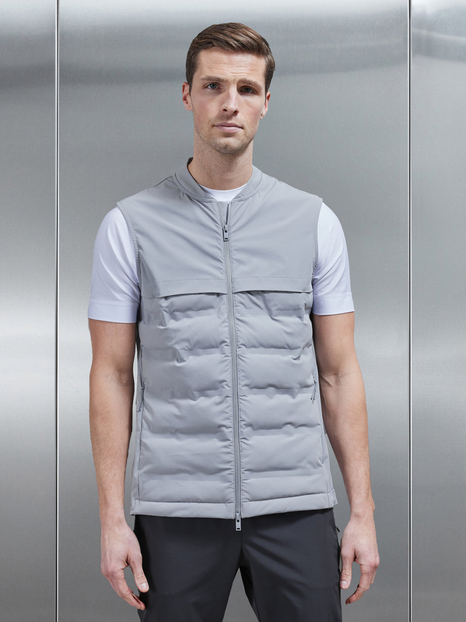 Performance Gilet in Mid Grey