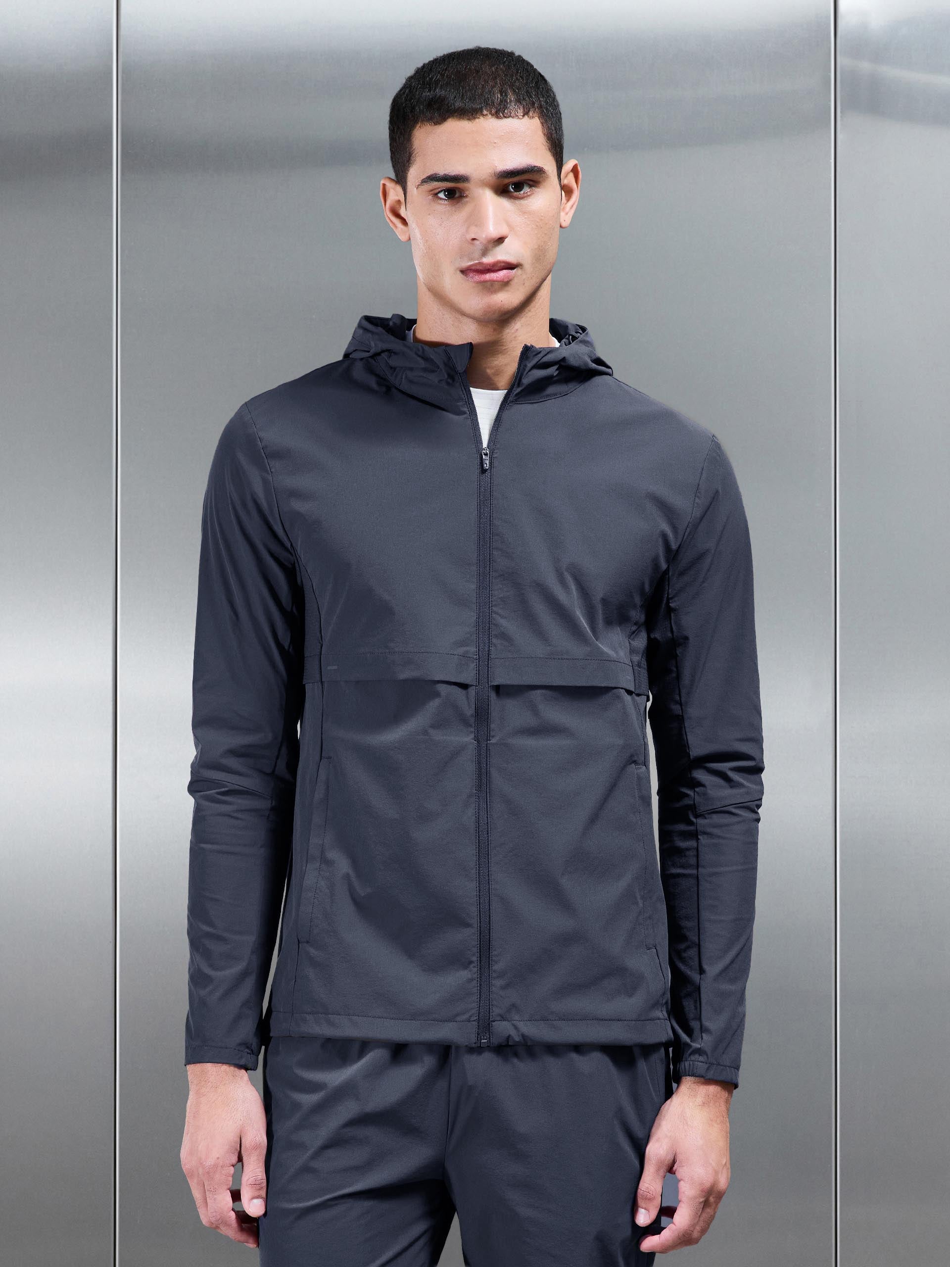 Performance Windbreaker in Slate Blue