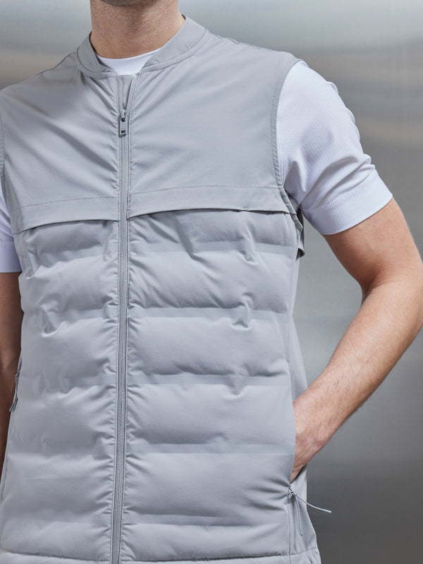 Performance Gilet in Mid Grey
