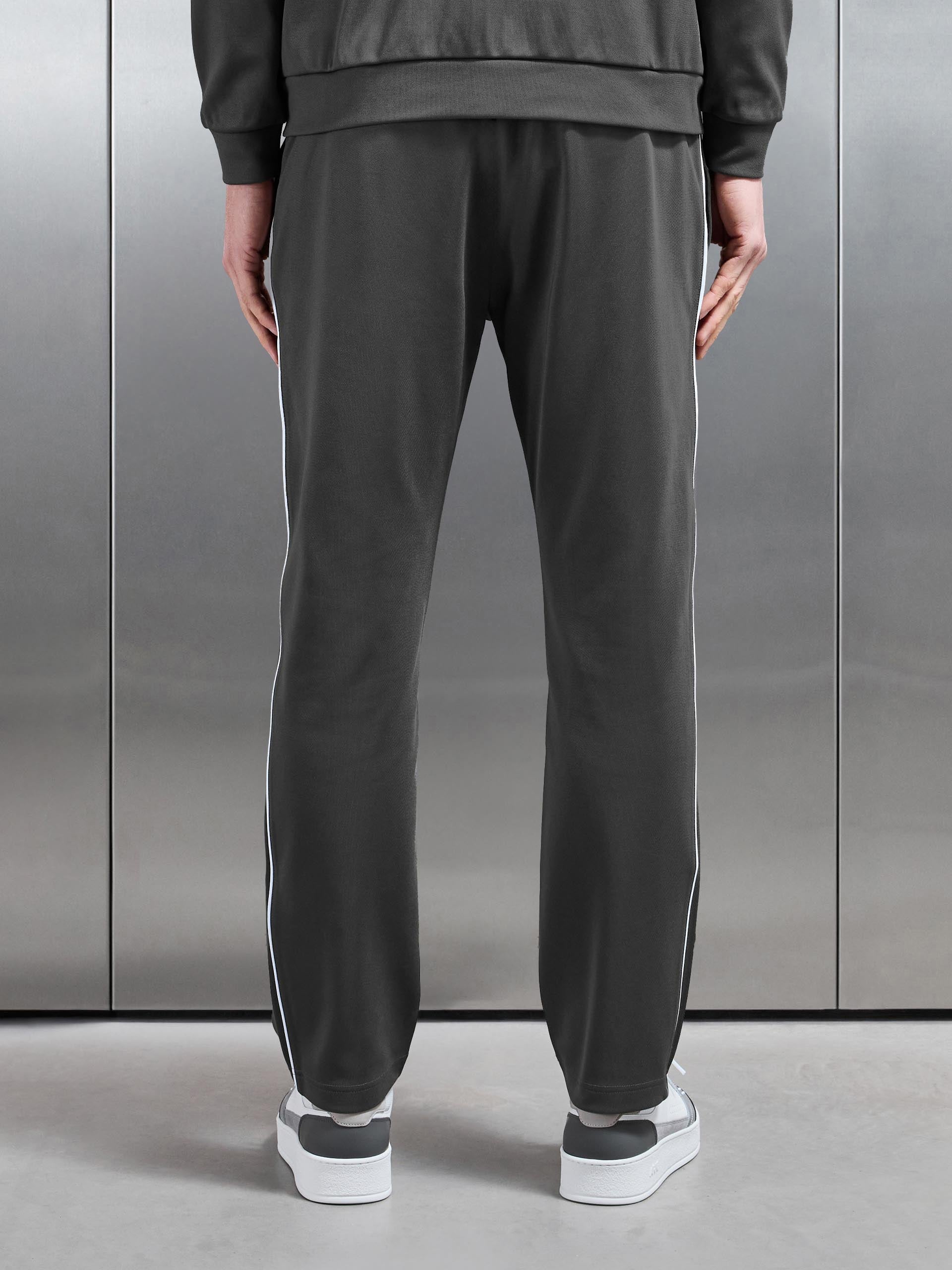 Piping Track Pant in Grey