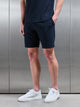 Pleated Short in Navy