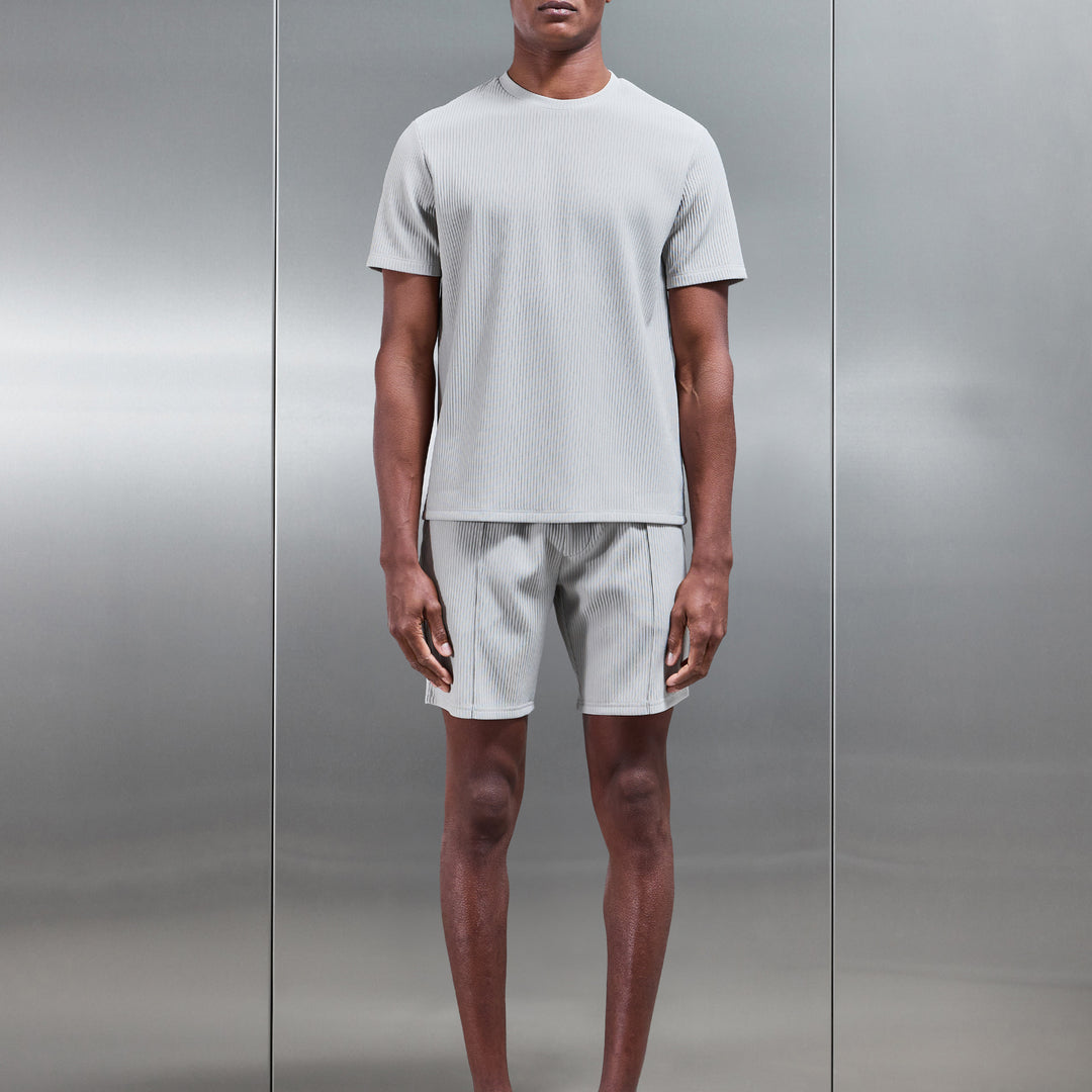 Pleated Short in Stone