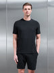 Pleated T-Shirt in Black