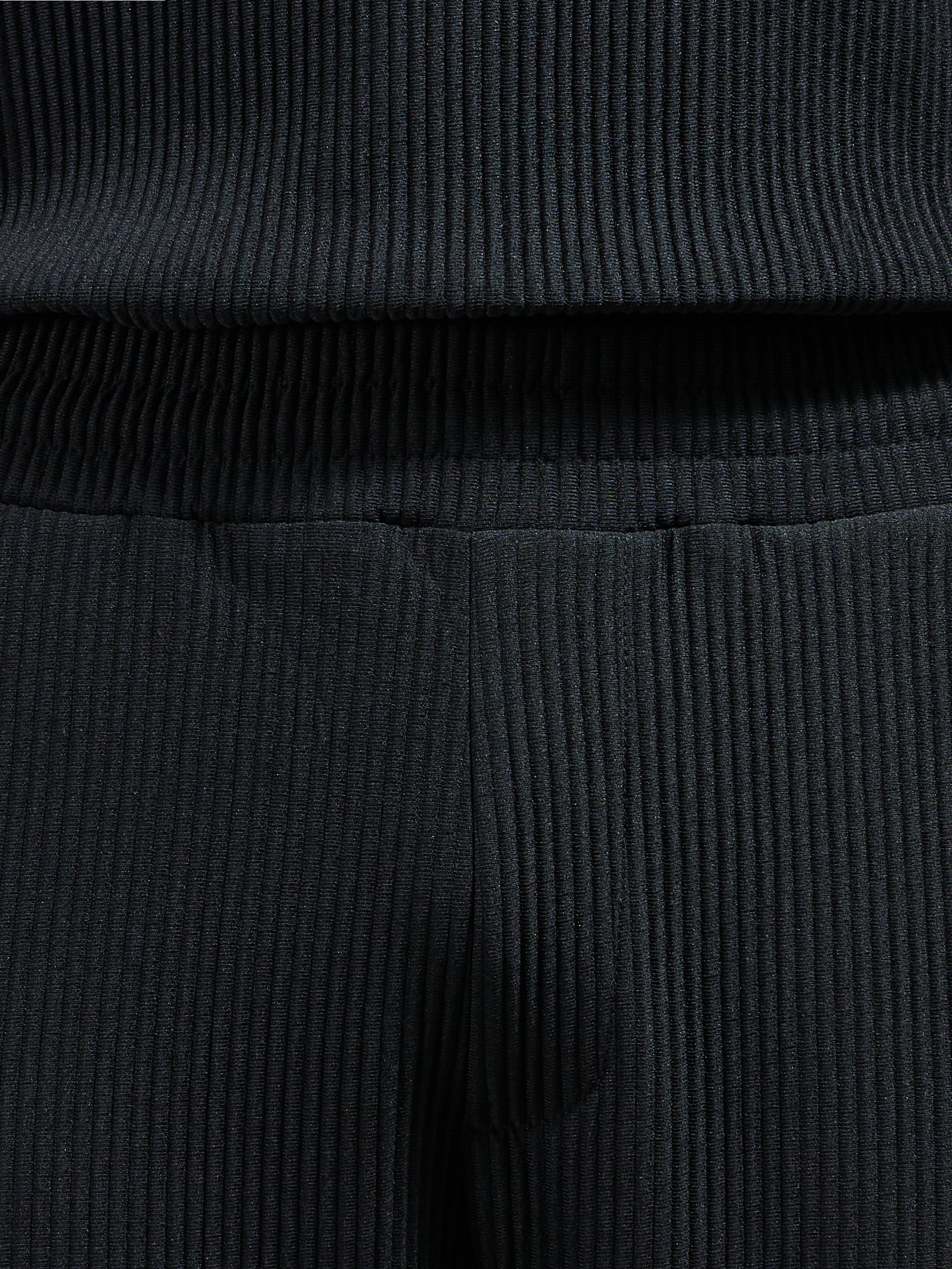 Pleated Trouser in Black