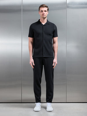 Pleated Trouser in Black