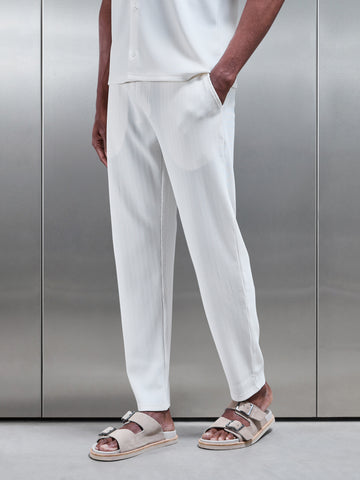 Pleated Trouser in Ecru