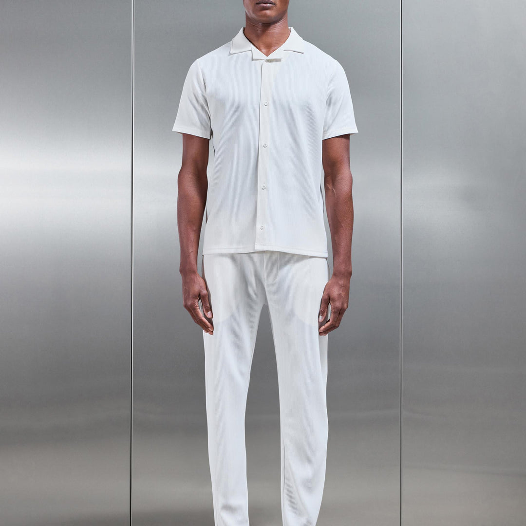 Pleated Trouser in Ecru