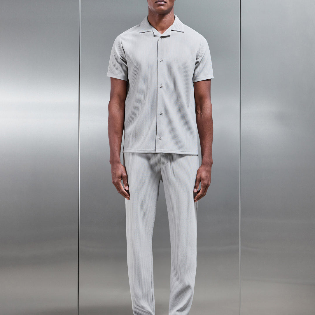 Pleated Trouser in Stone