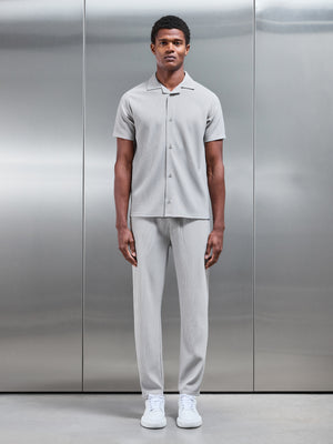 Pleated Trouser in Stone