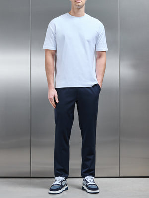 Essential Drawstring Relaxed Trouser in Navy