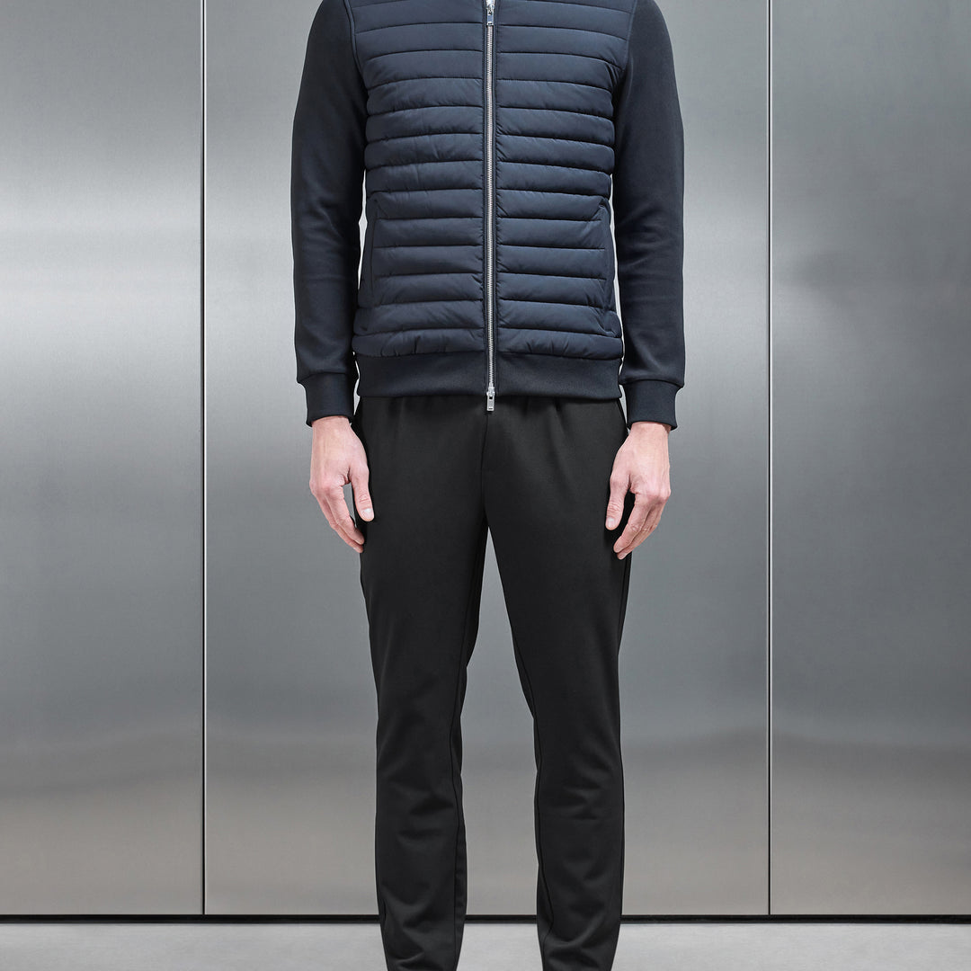 Essential Drawstring Tailored Trouser in Black