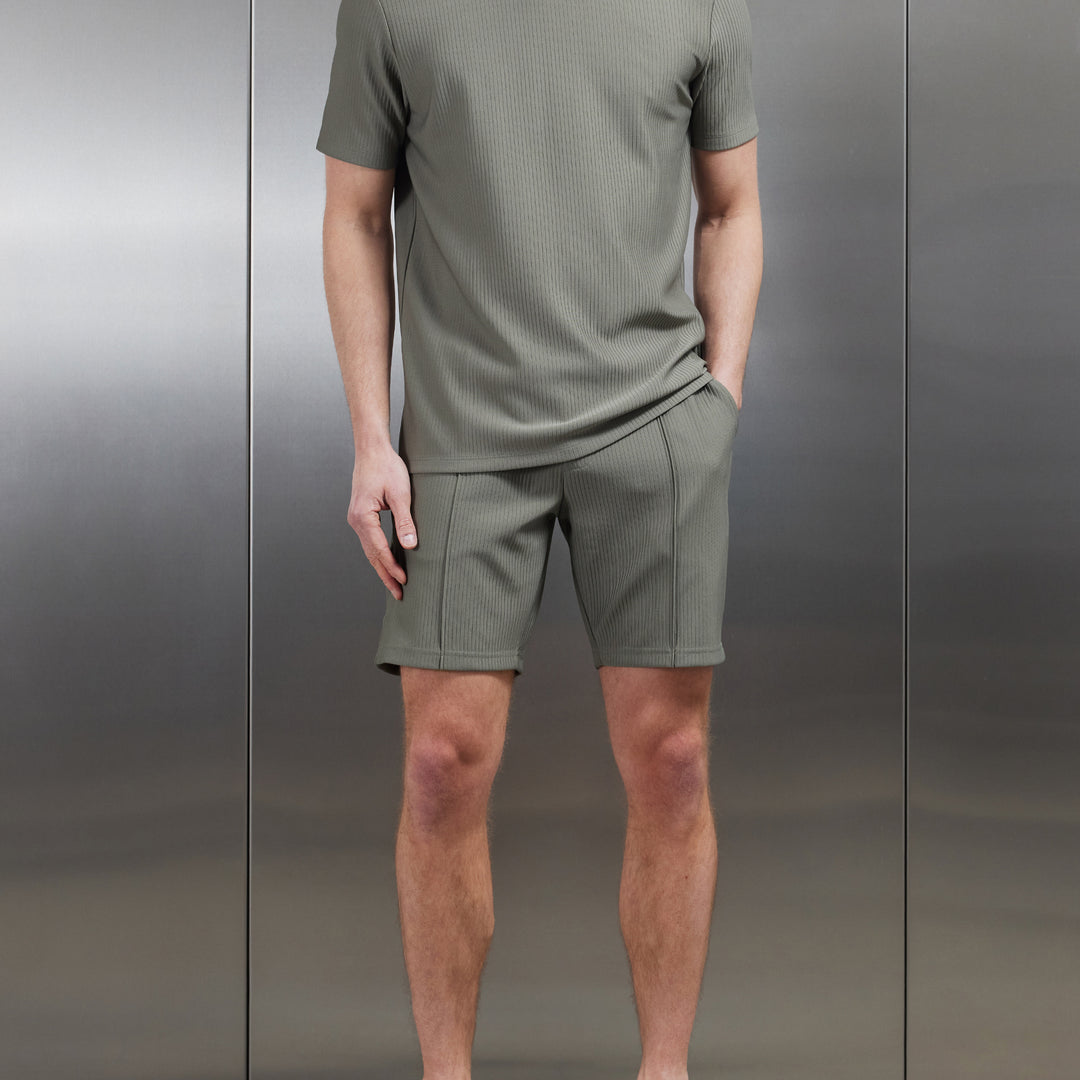 Pleated Short in Sage