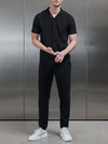 Pleated Trouser in Black