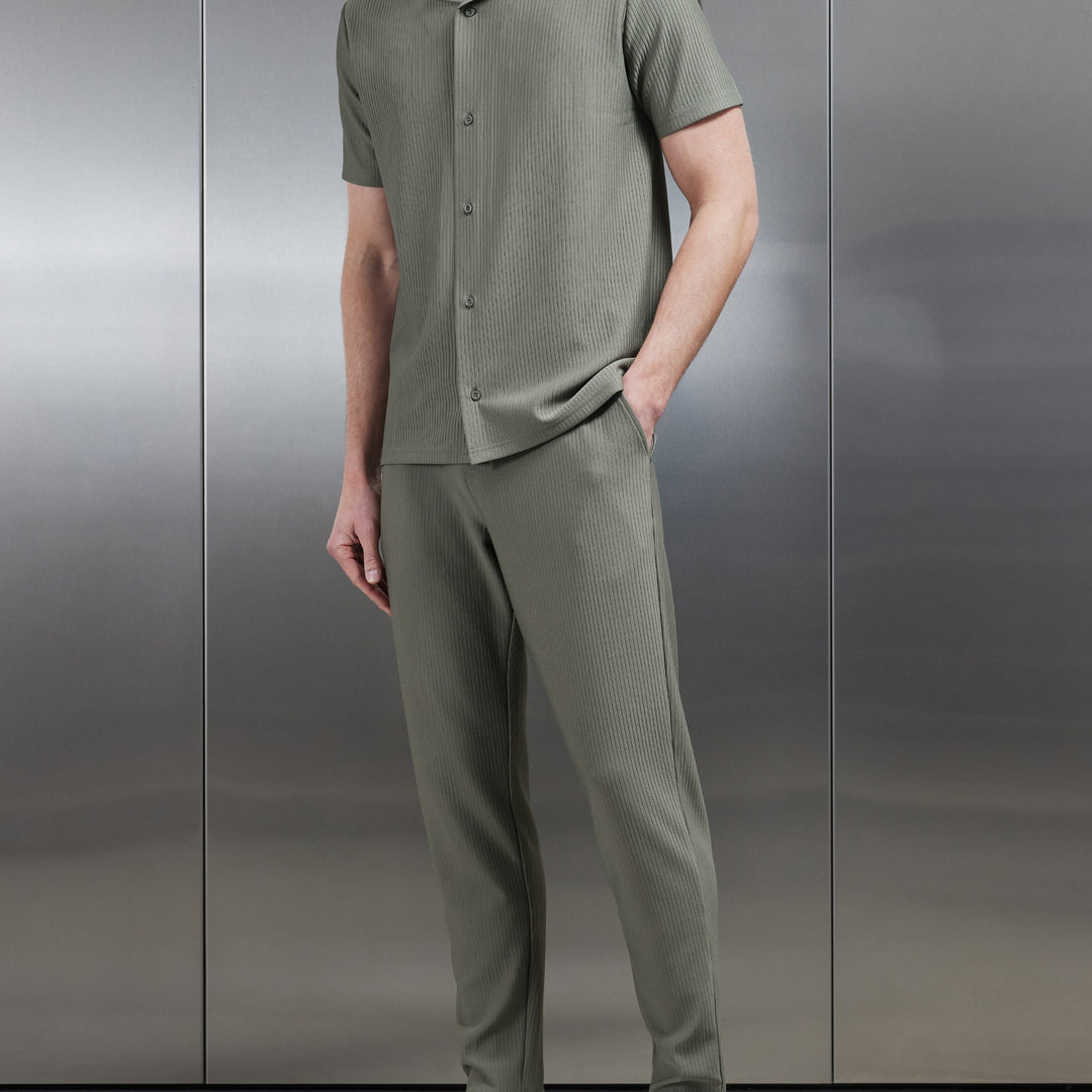 Pleated Trouser in Sage