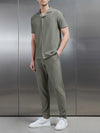 Pleated Trouser in Sage