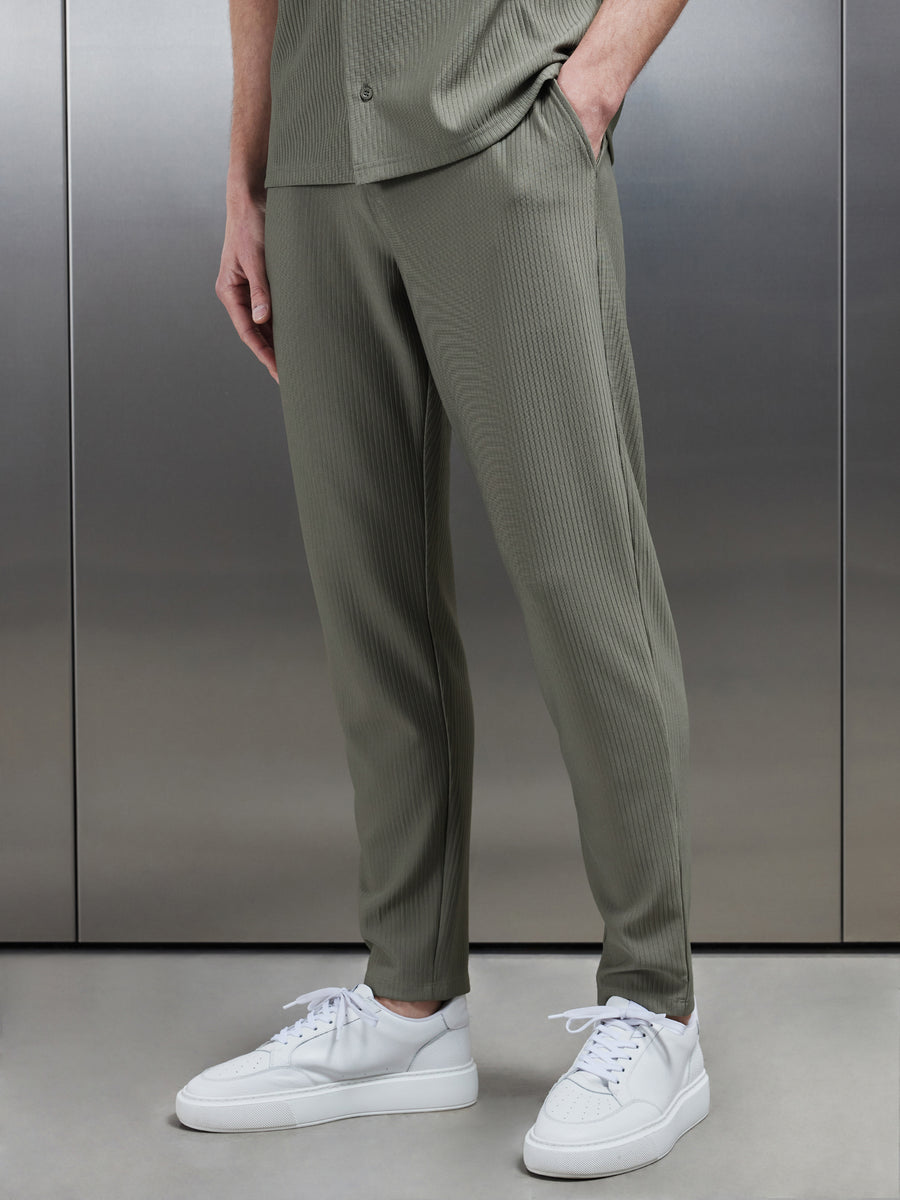 Pleated Trouser in Sage