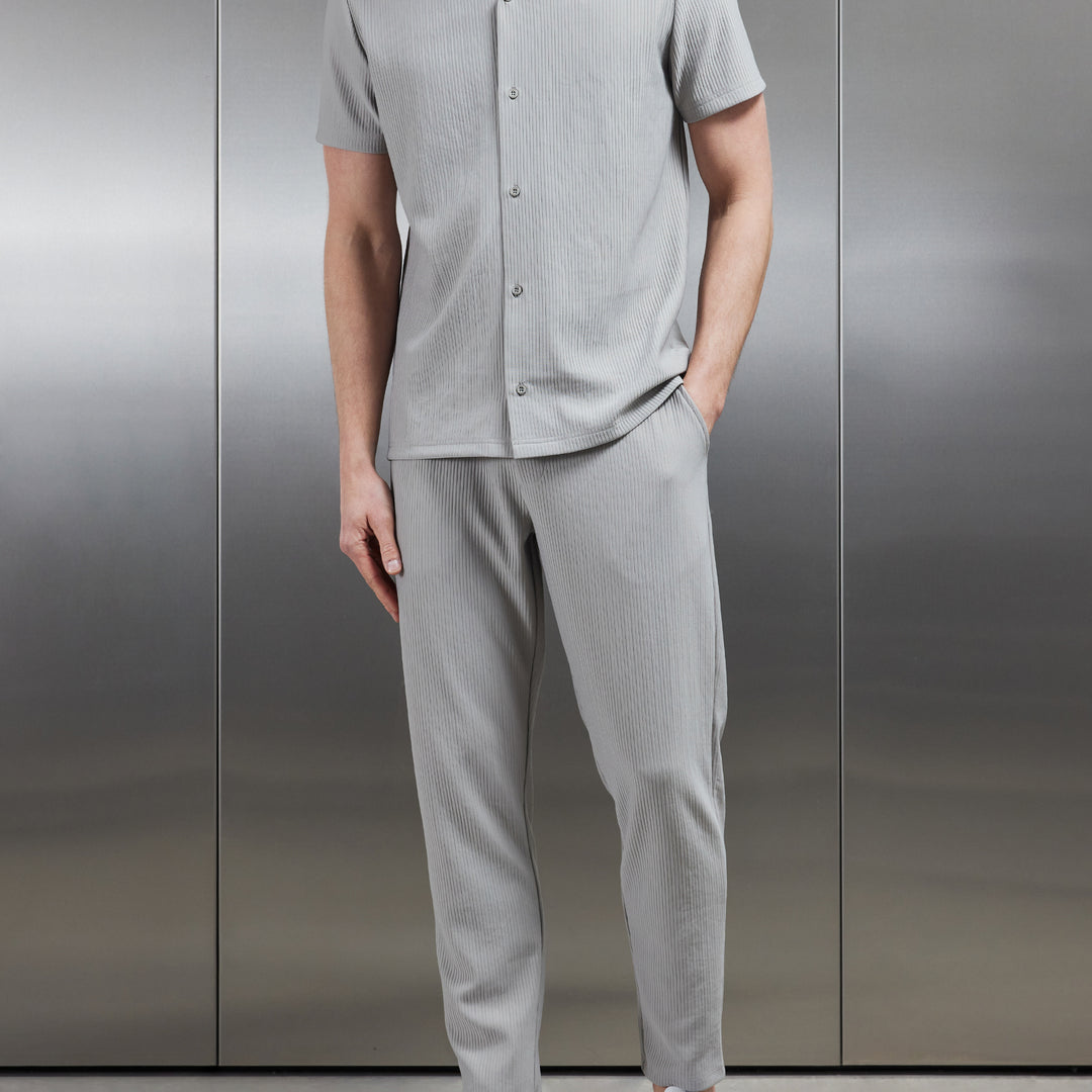 Pleated Trouser in Stone