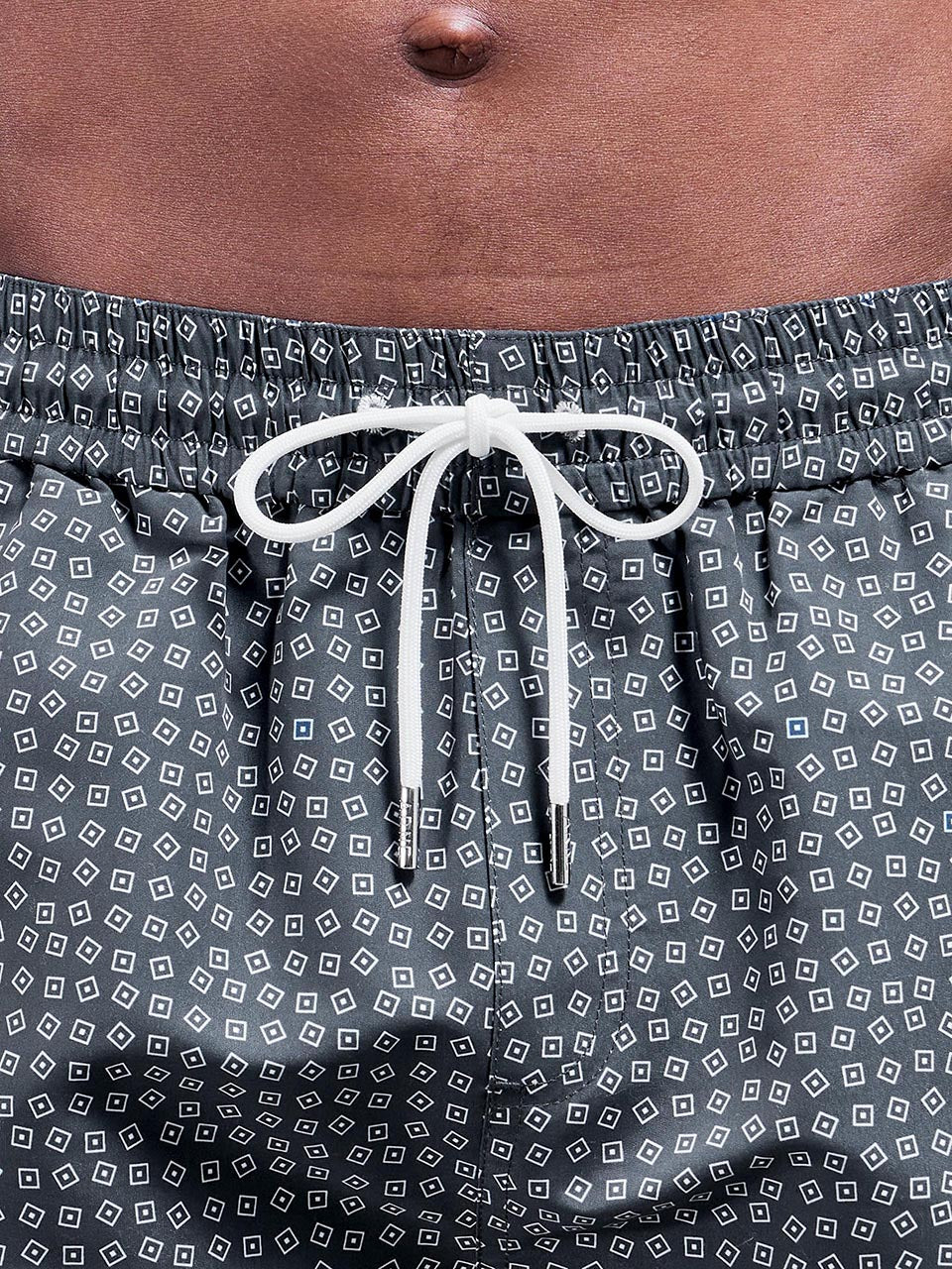 Porto Printed Swim in Grey