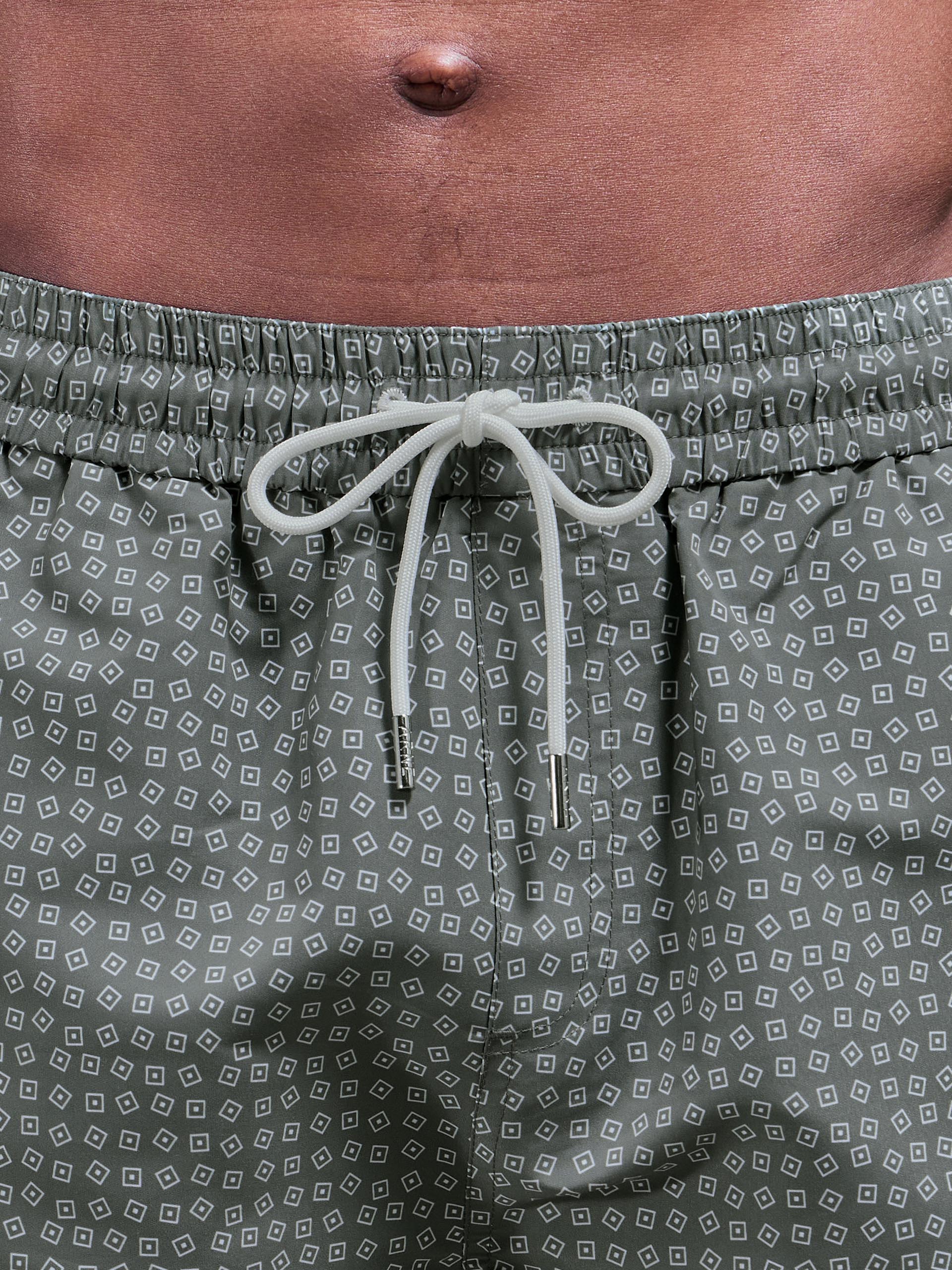 Porto Printed Swim in Olive