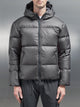 Quilted Down Jacket in Grey