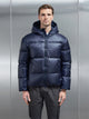 Quilted Down Jacket in Navy