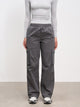 Womens Parachute Cargo Pant in Grey