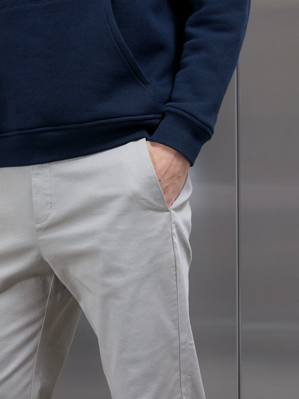 Relaxed Fit Chino Trouser in Stone