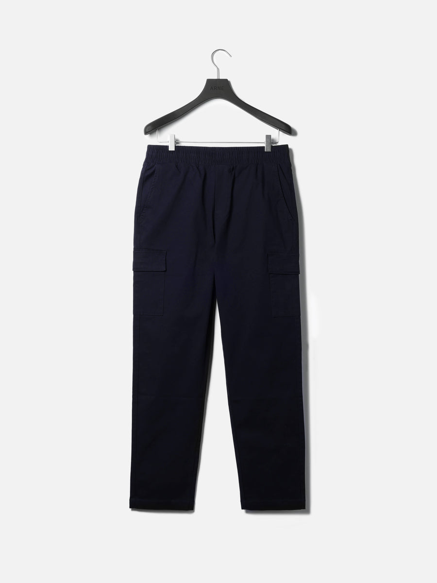 Relaxed Fit Cotton Cargo Pant in Navy