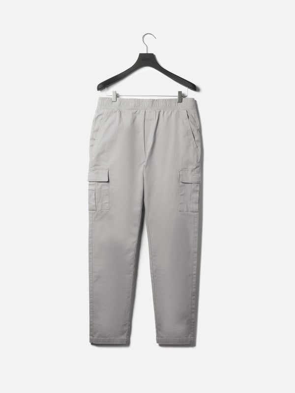 Relaxed Fit Cotton Cargo Pant in Stone