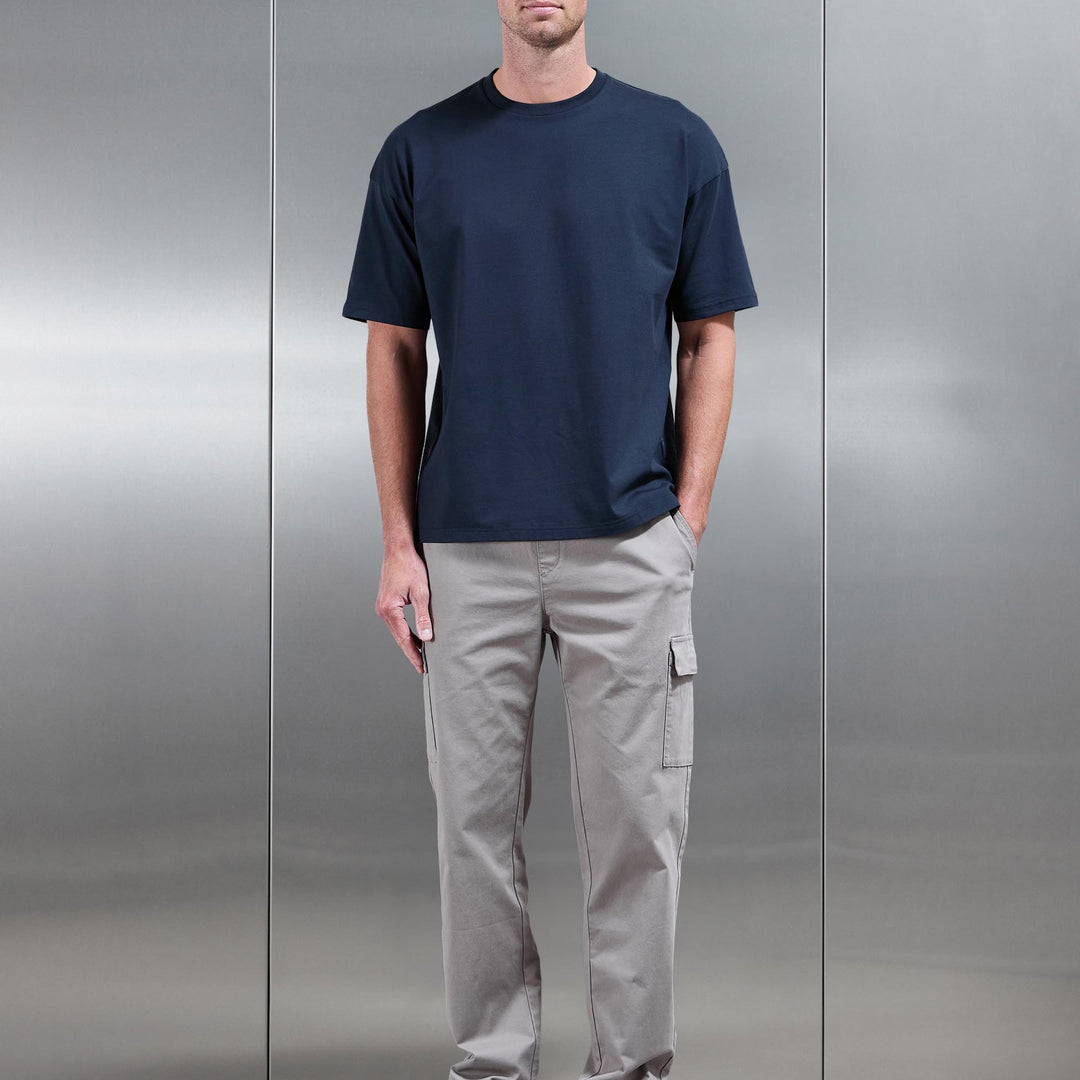 Relaxed Fit Cotton Cargo Pant in Taupe