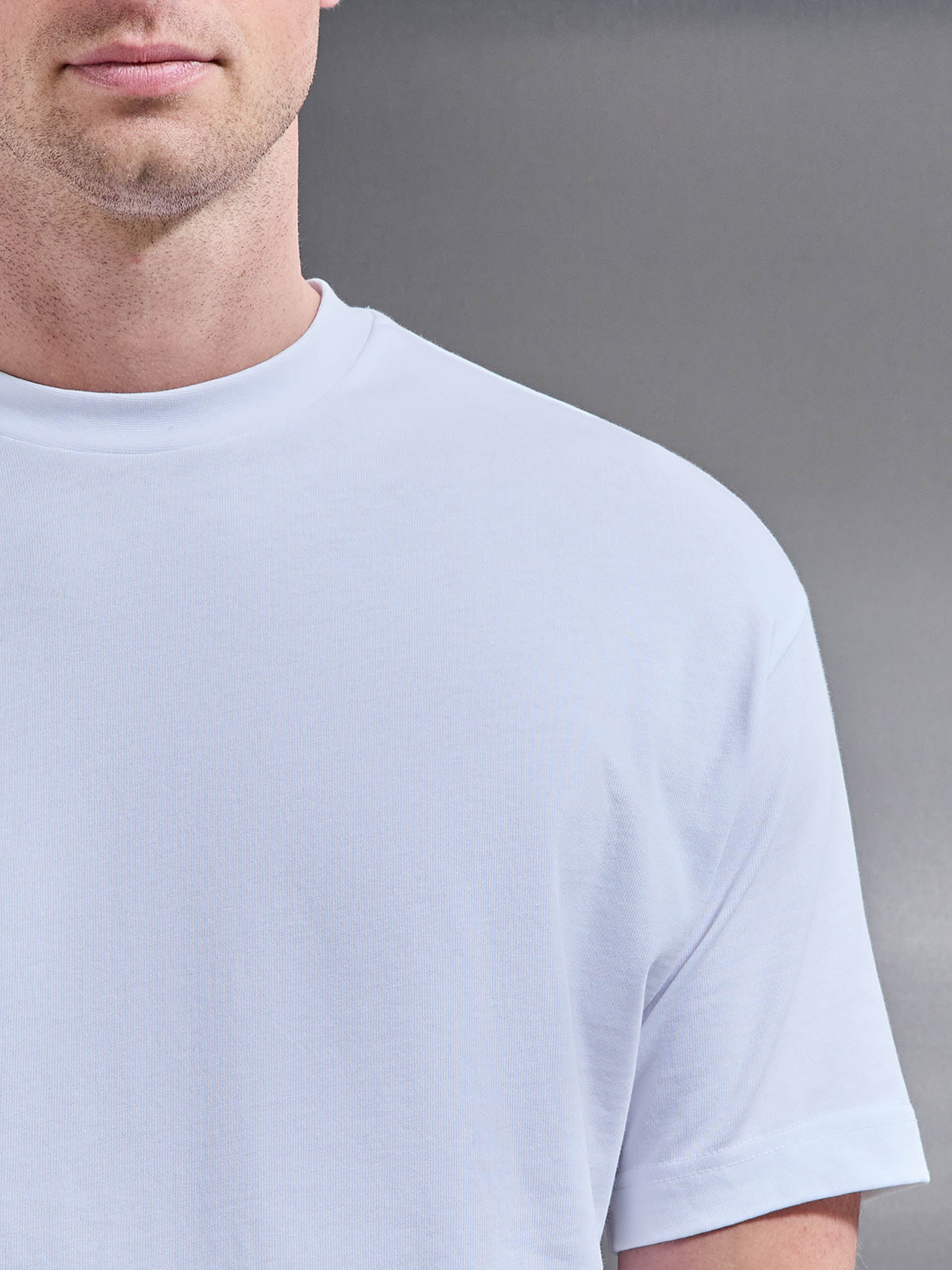 Relaxed Fit Cotton T-Shirt in White