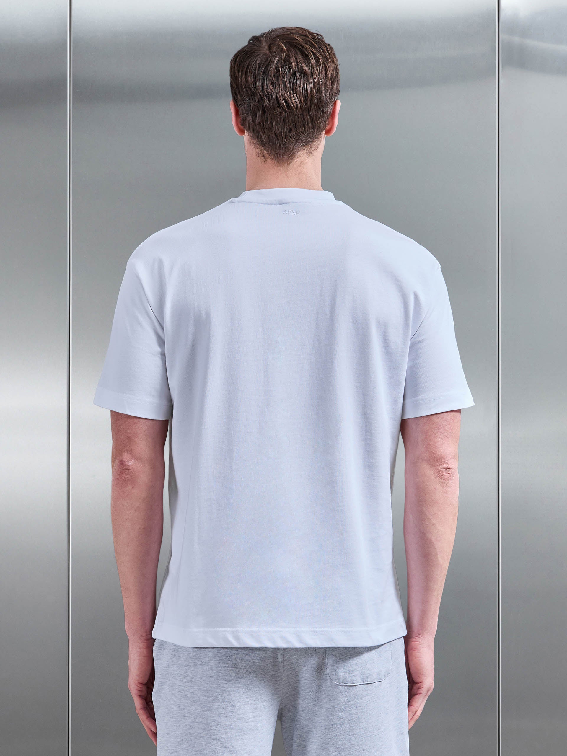 Relaxed Fit Cotton T-Shirt in White