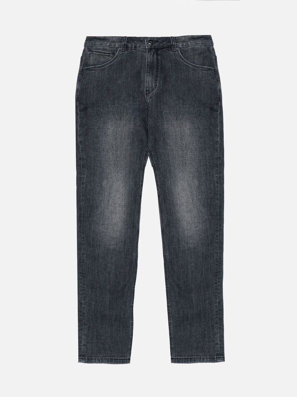 Relaxed Fit Denim Jeans in Grey Wash