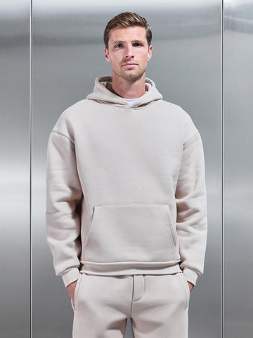 Relaxed Fit Hoodie in Beige