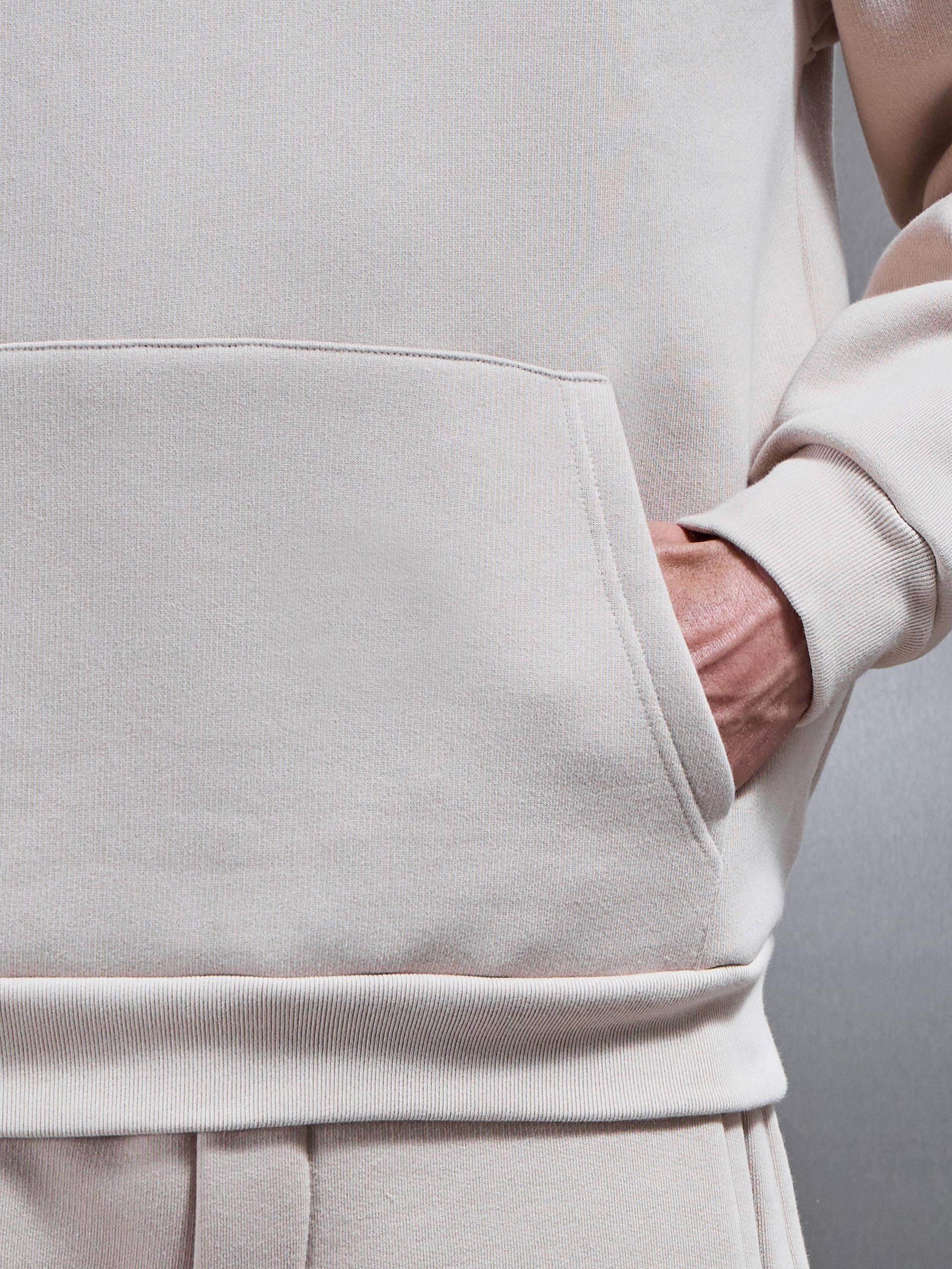 Relaxed Fit Hoodie in Beige