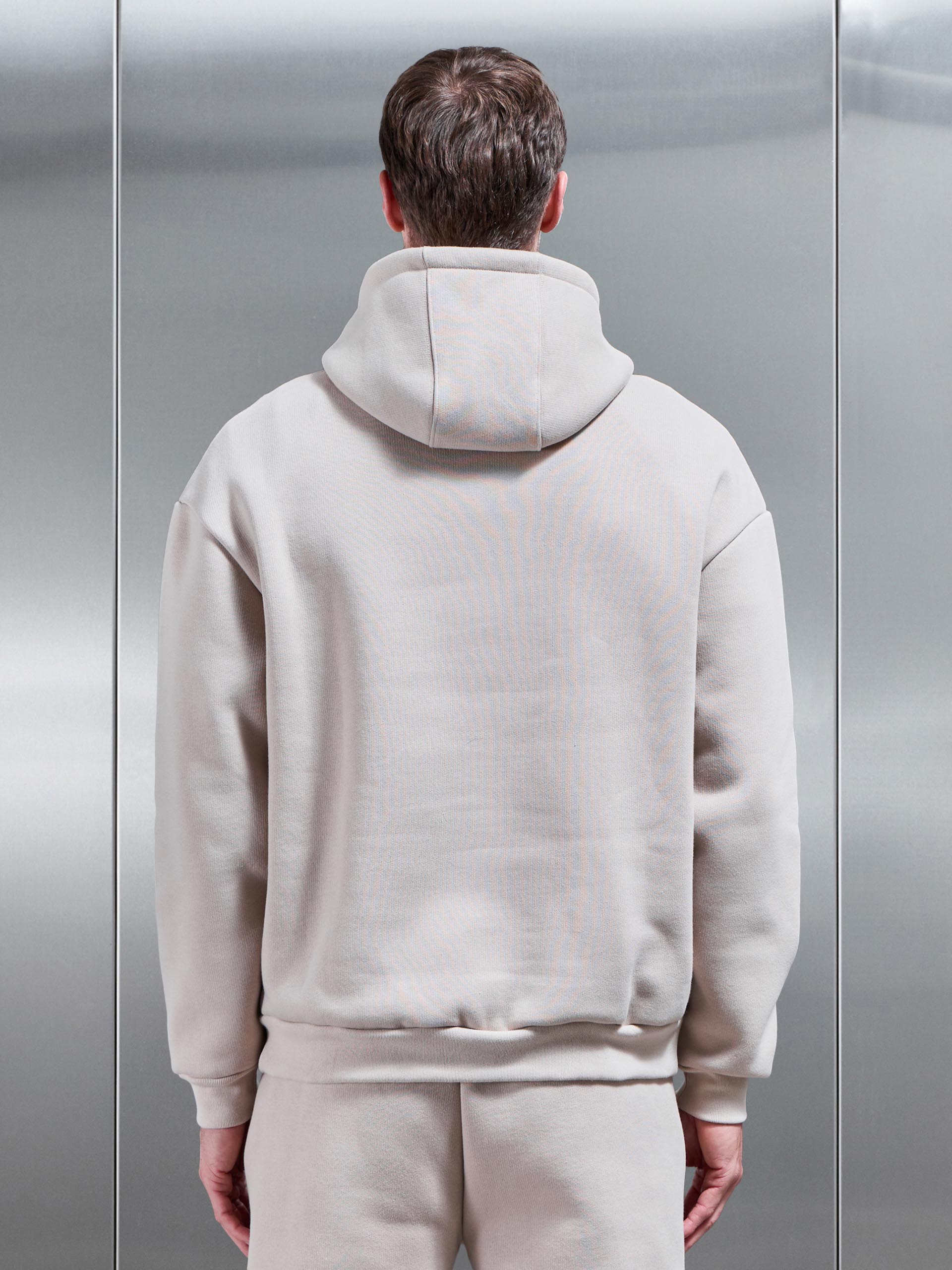 Relaxed Fit Hoodie in Beige