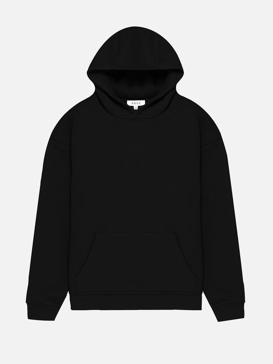 Relaxed Fit Hoodie in Black