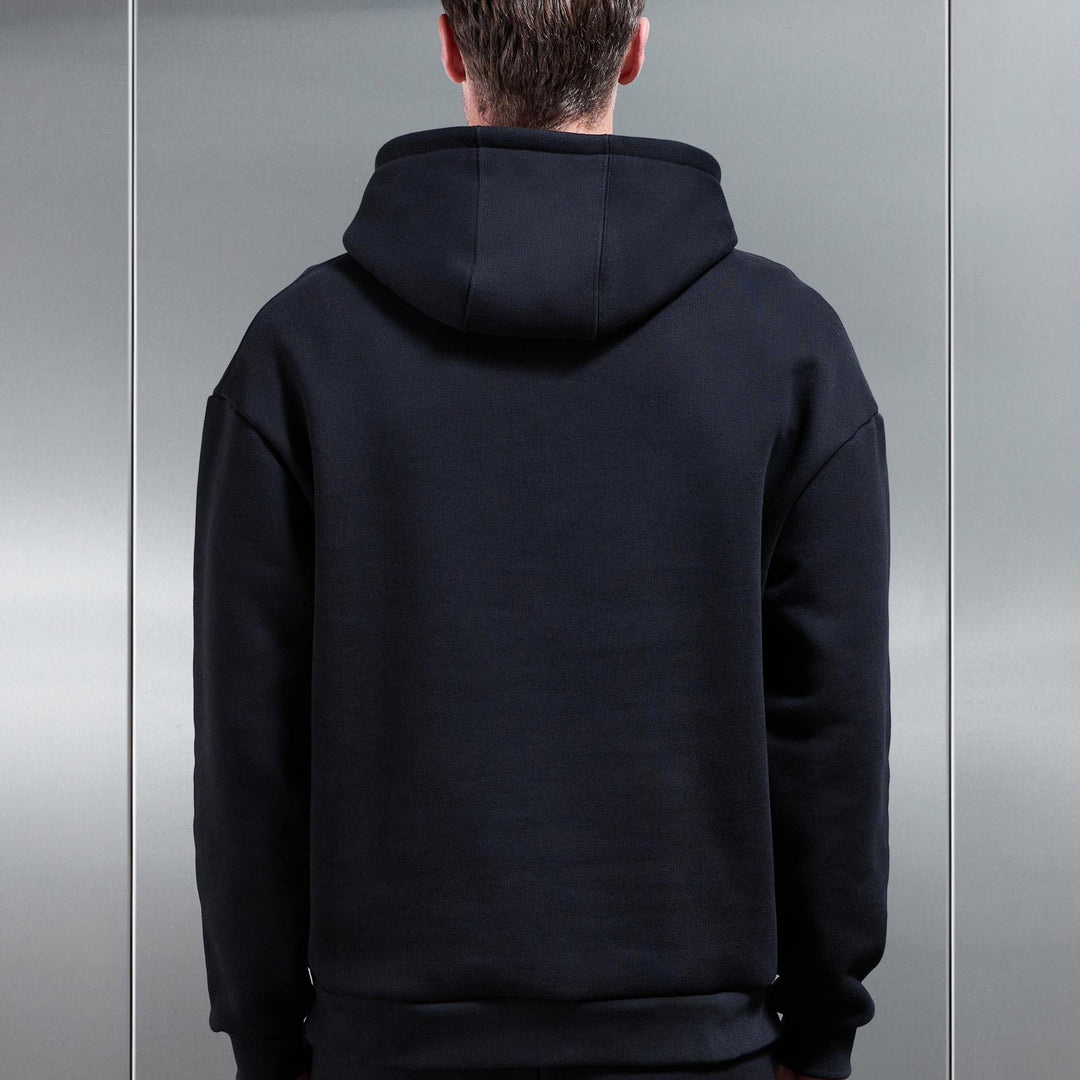 Relaxed Fit Hoodie in Black