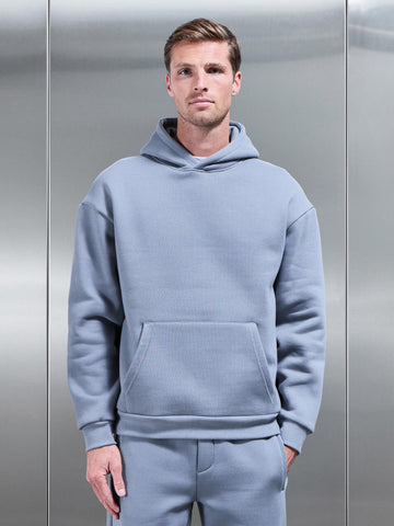 Relaxed Fit Hoodie in Coast Blue