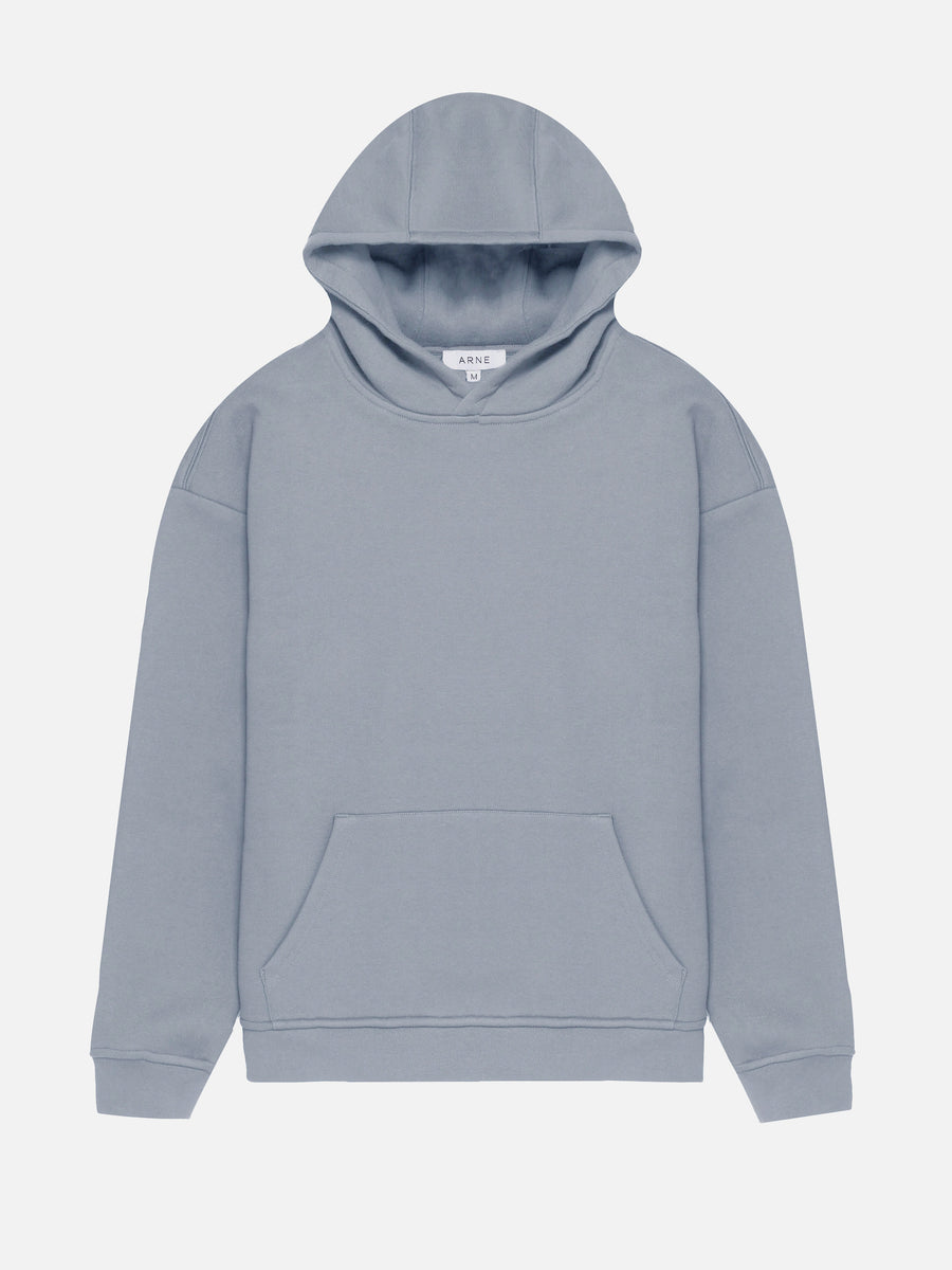 Relaxed Fit Hoodie in Coast Blue