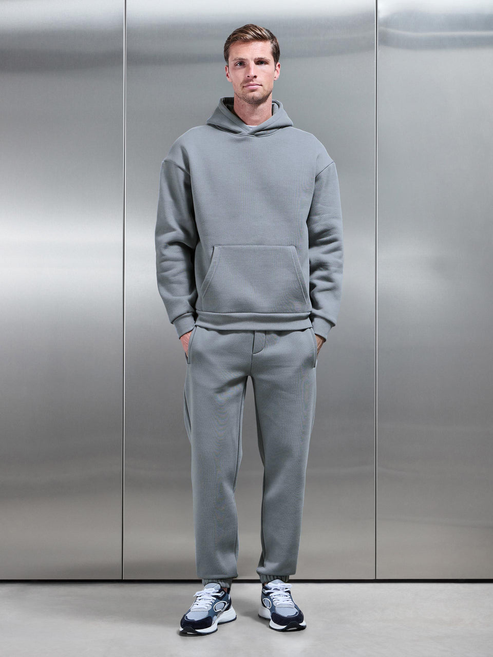 Relaxed Fit Hoodie in Coast Blue