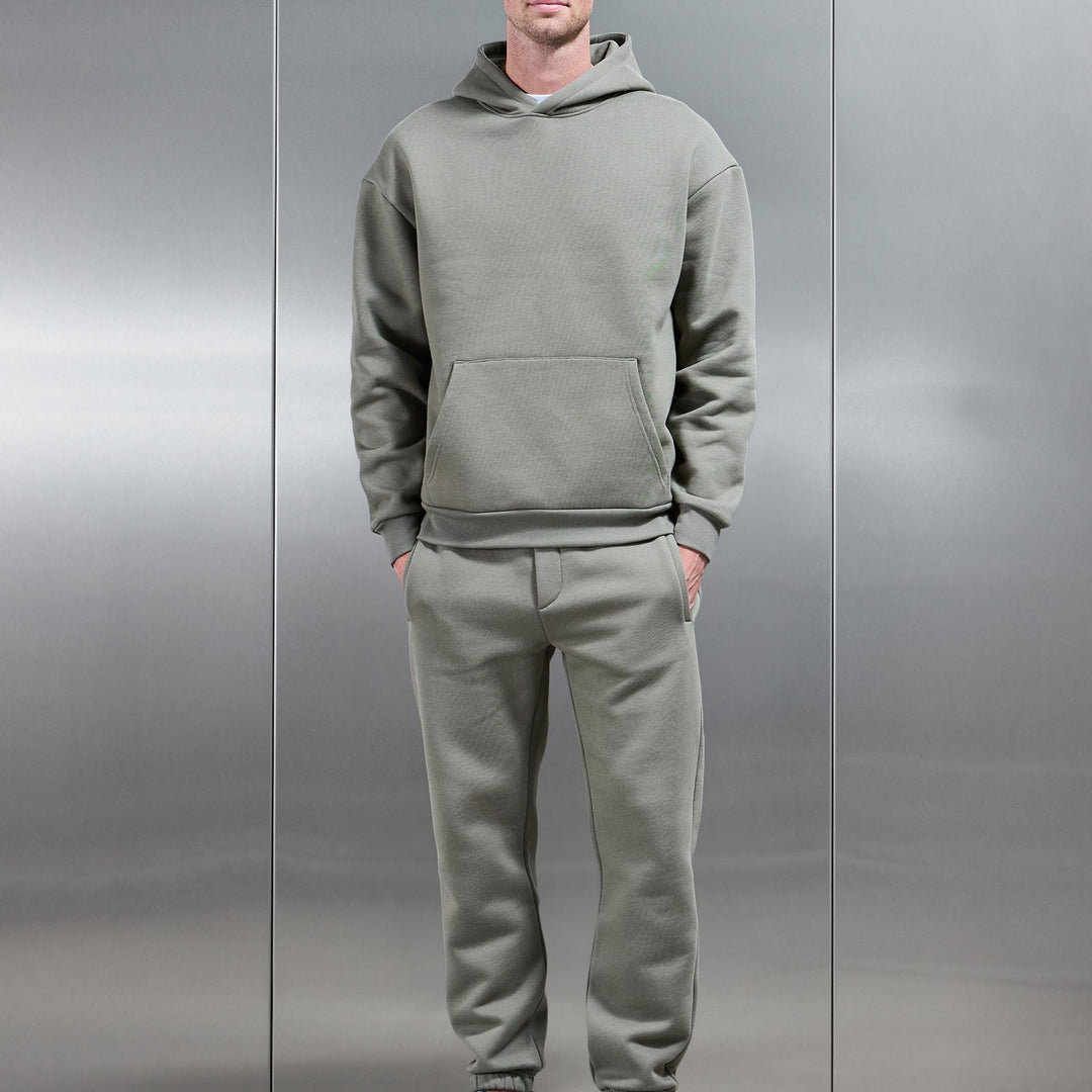 Relaxed Fit Hoodie in Olive