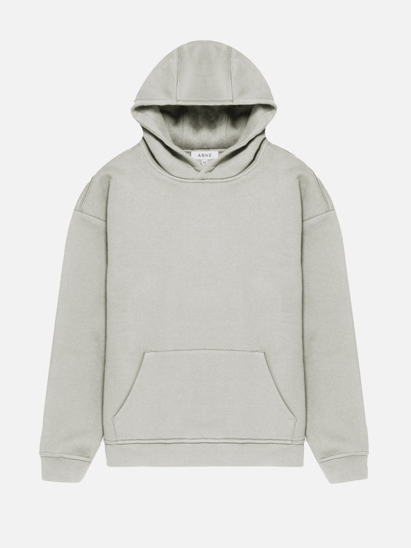 Relaxed Fit Hoodie in Stone