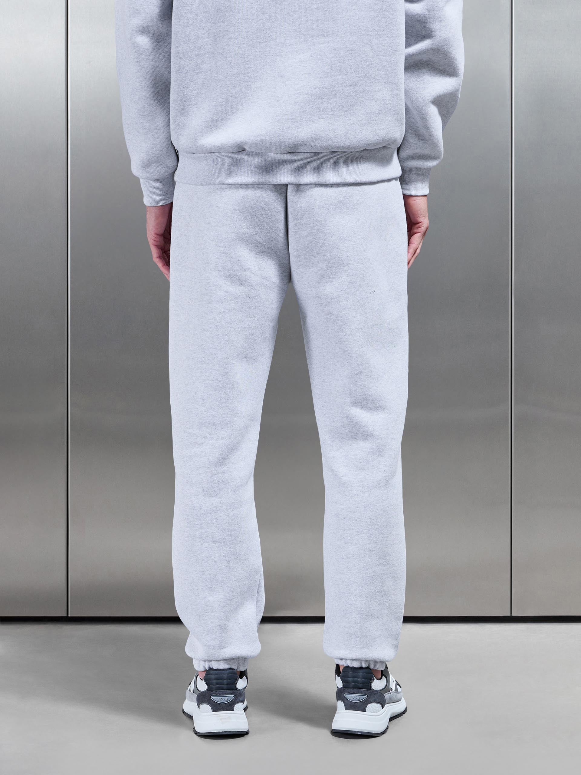 Relaxed Fit Jogger in Marl Grey