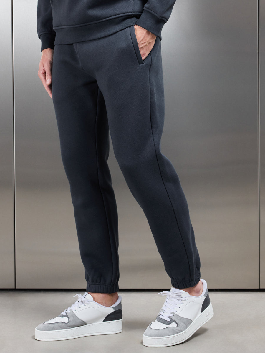 Relaxed Fit Jogger in Slate Blue