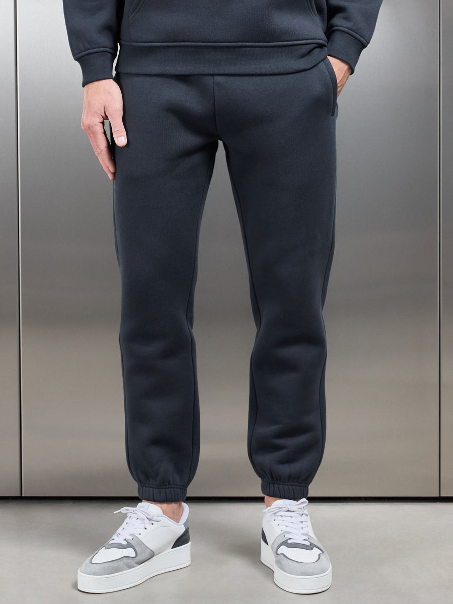 Relaxed Fit Jogger in Slate Blue