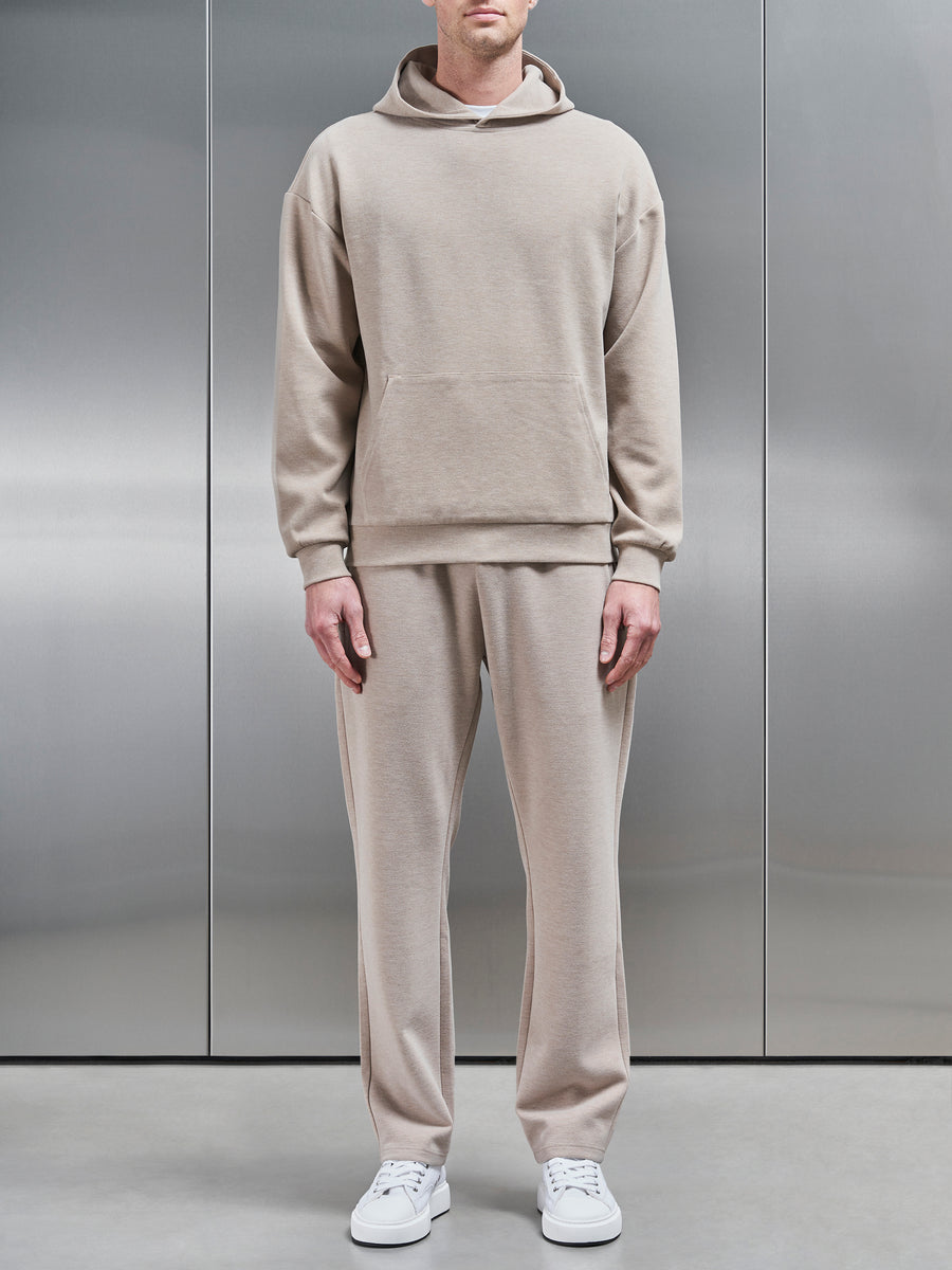 Relaxed Fit Knitted Jogger in Stone