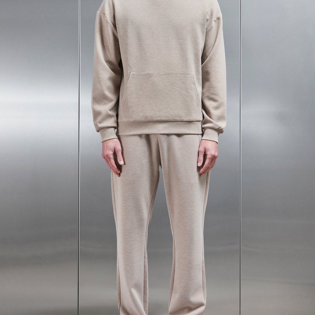 Relaxed Fit Knitted Jogger in Stone