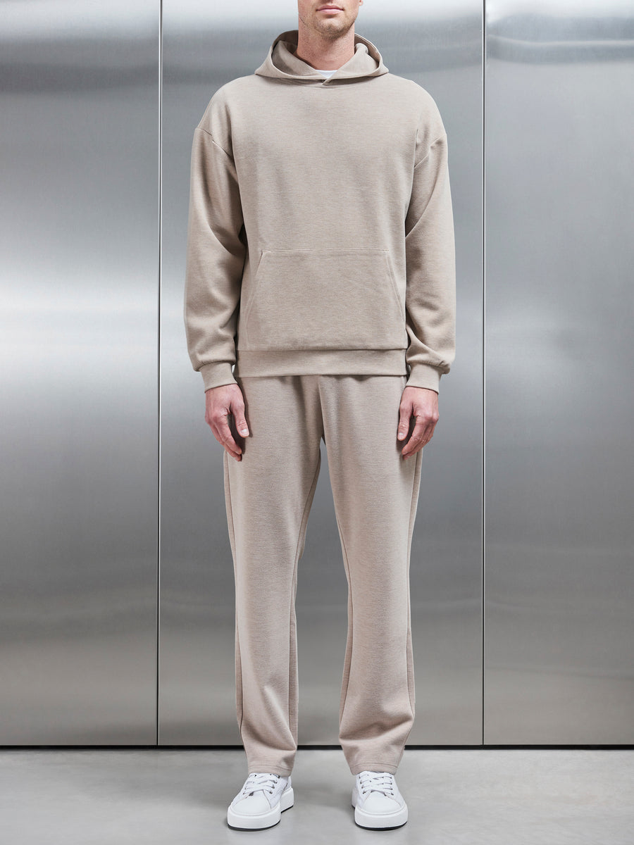 Relaxed Fit Knitted Jogger in Stone