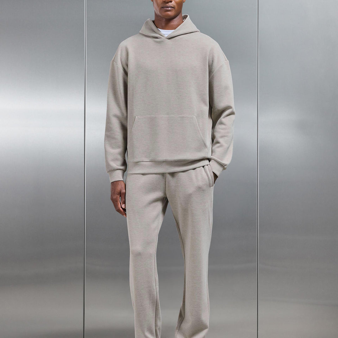 Relaxed Fit Knitted Jogger in Stone